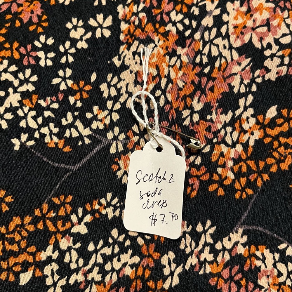 SCOTCH & SODA SHIRT DRESS VISCOSE Floral Print Women Size Medium - Picture 9 of 11